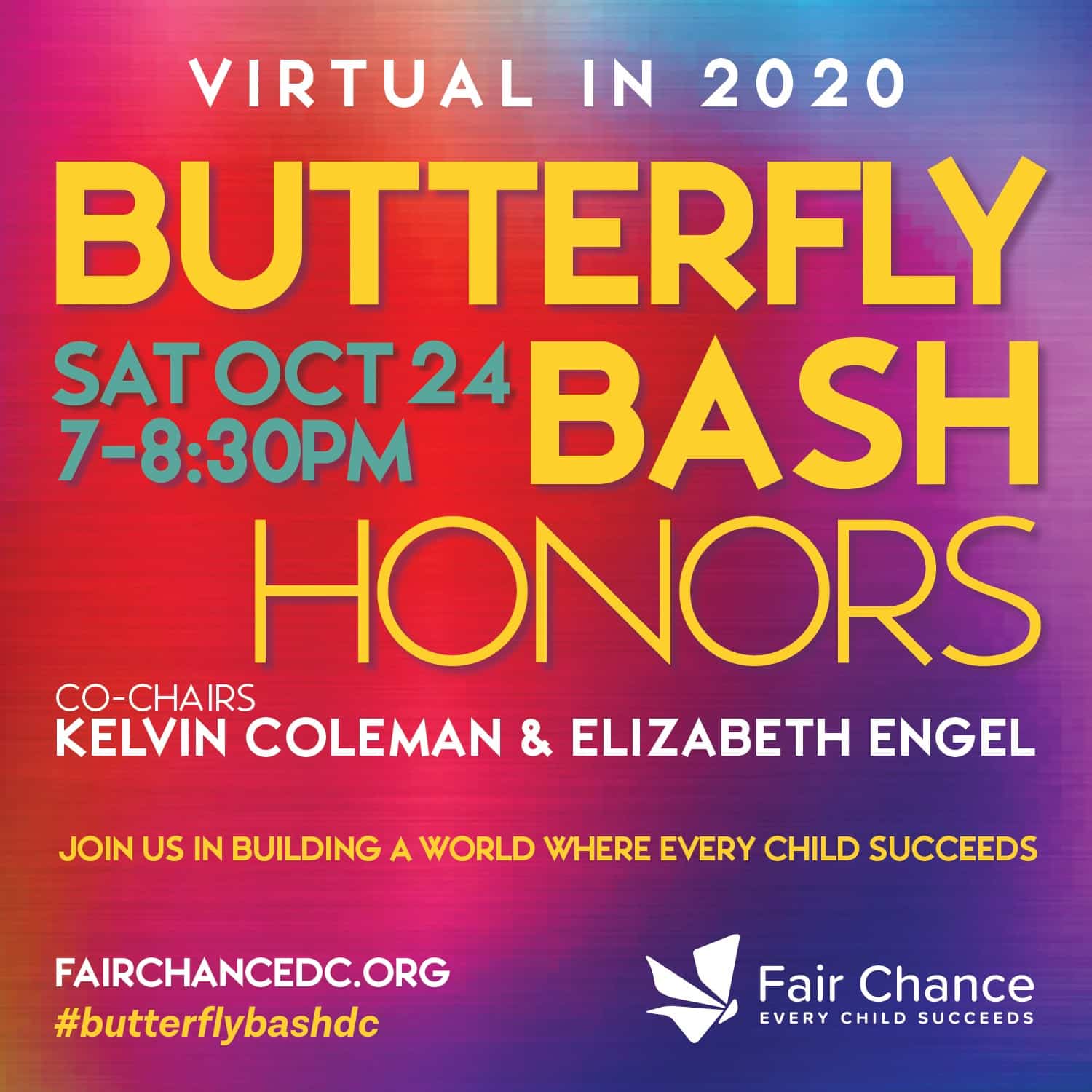 2020 Fair Chance Butterfly Bash Honors Fair Chance
