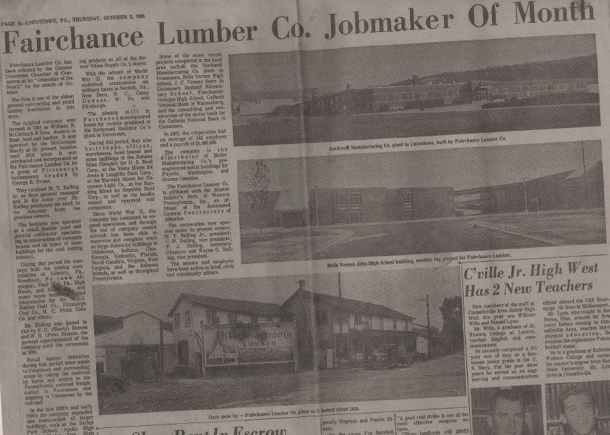 About Us Fairchance Construction