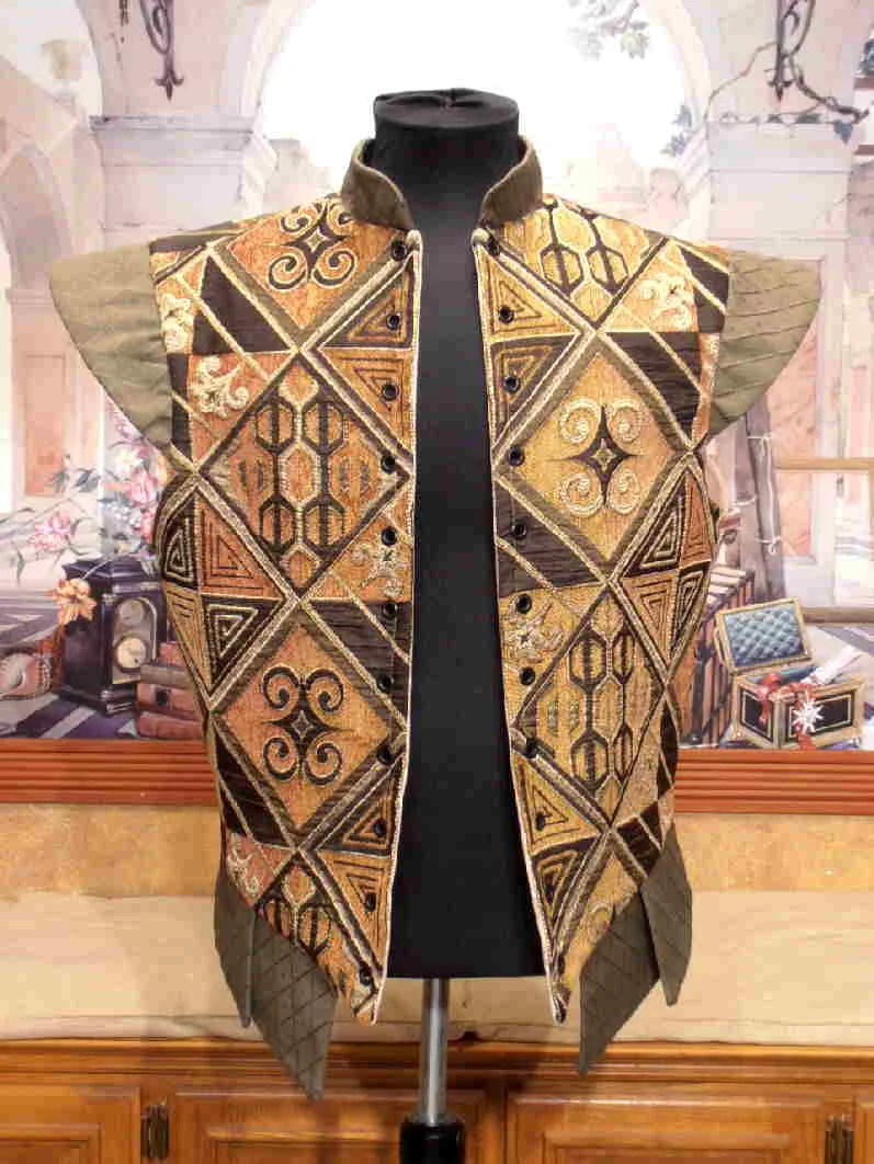 Olive Doublet, with or without Sleeves Faire Finery