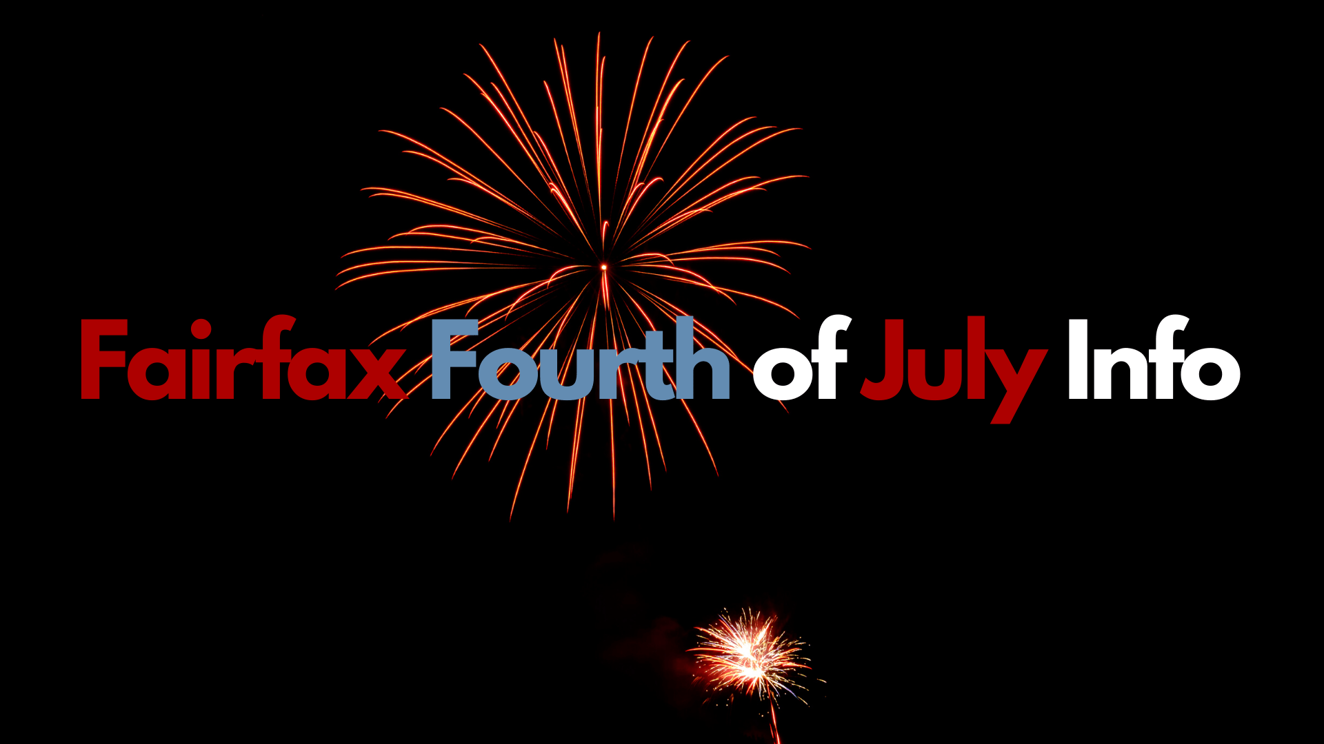 Fairfax Fairfax Parks & Recreation Department