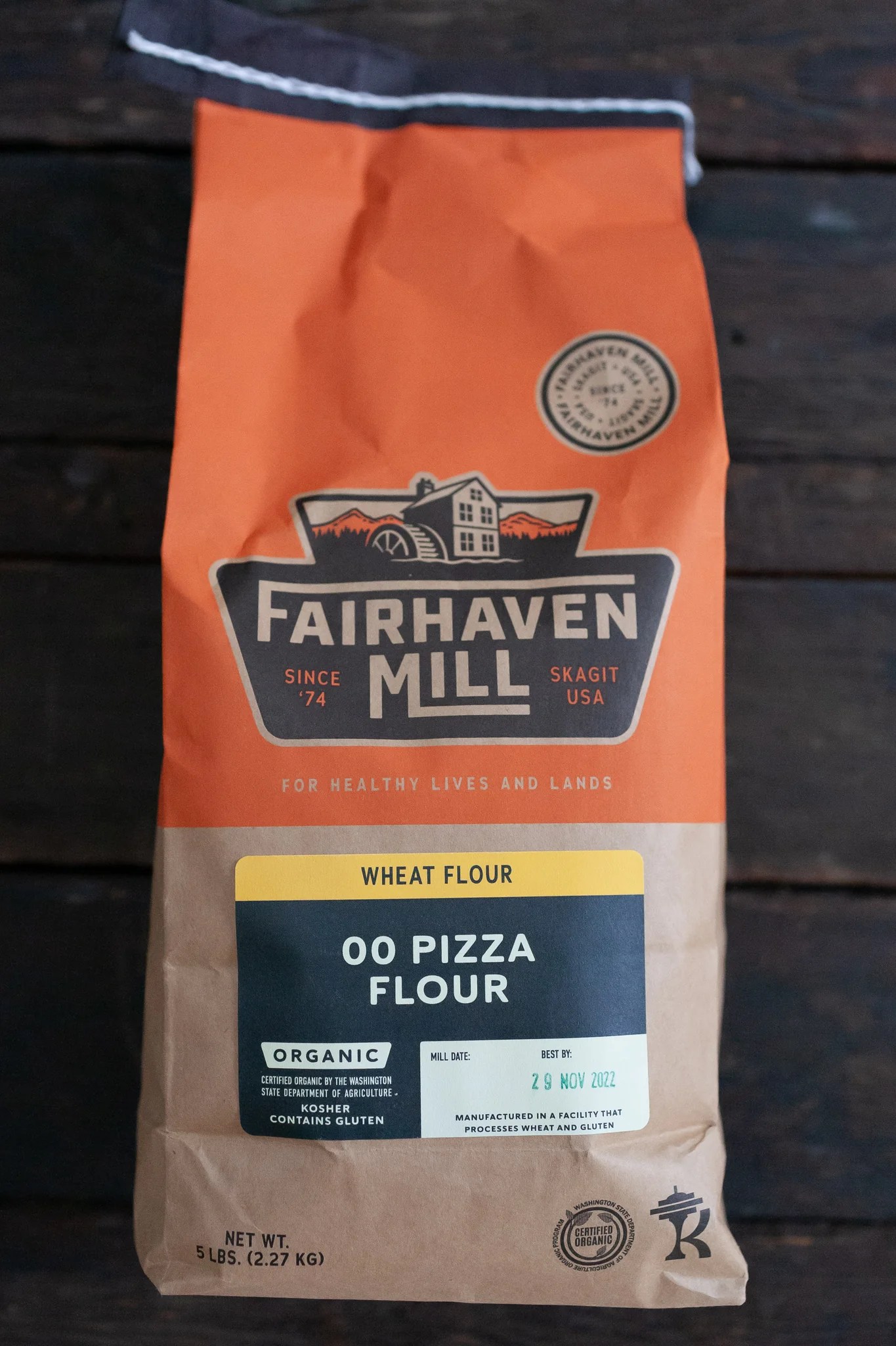 Organic 00 Pizza Flour FairhavenMill