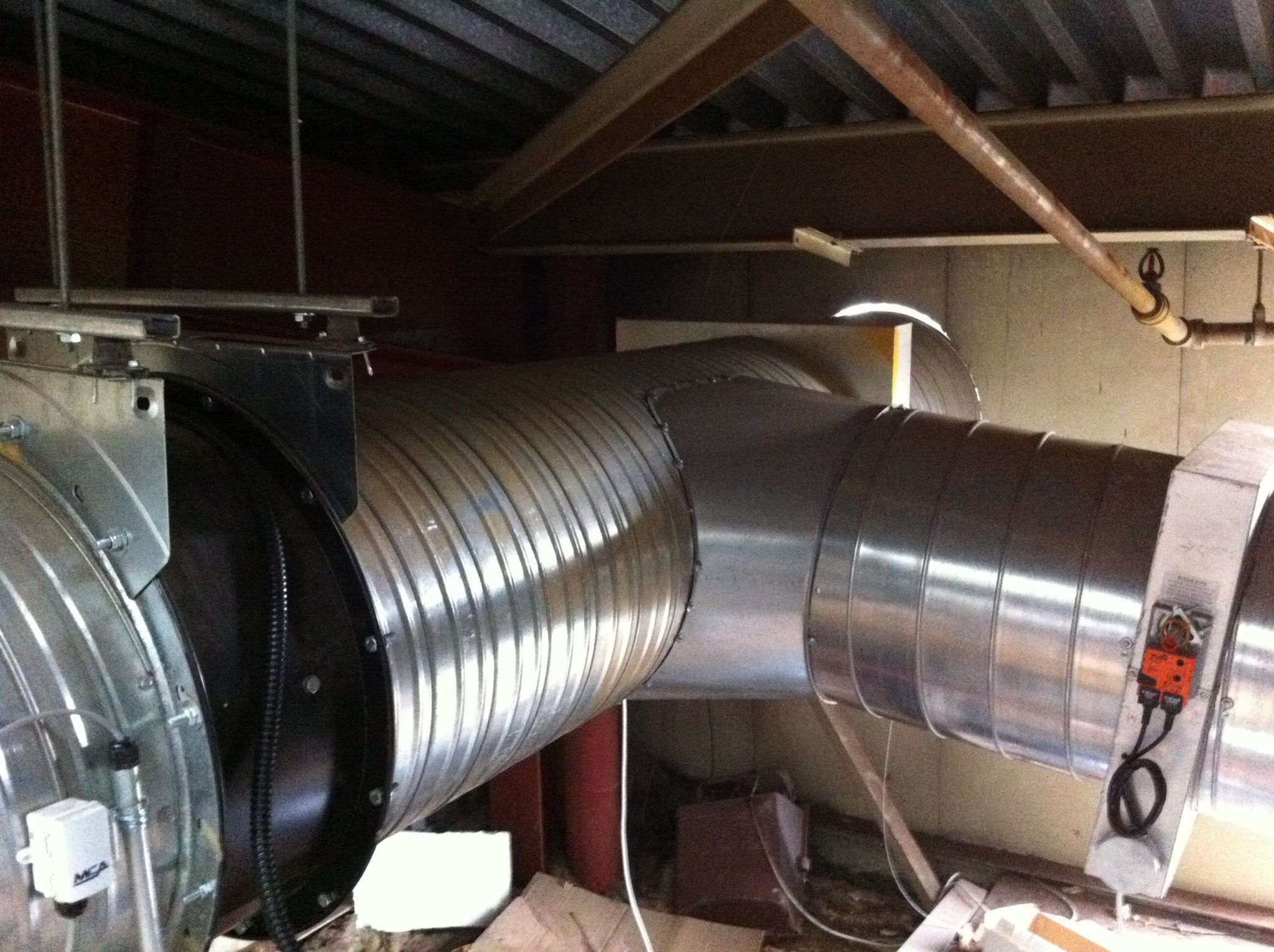 New paint shop ventilation system for SFM Fairhaven Ventilation