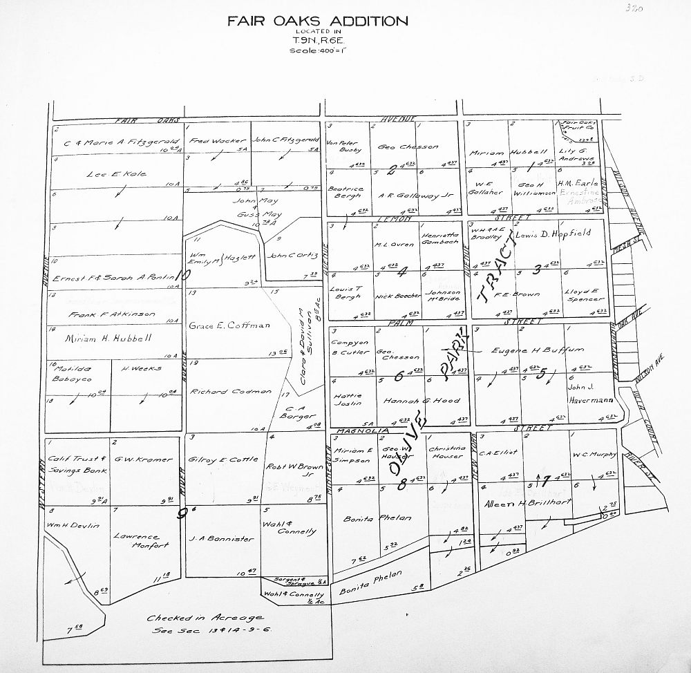Fair Oaks Plot Maps