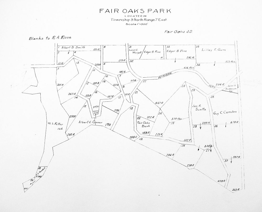 Fair Oaks Plot Maps