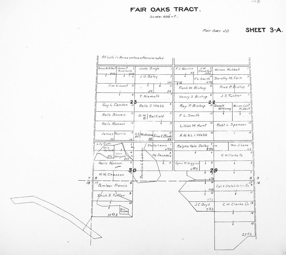 Fair Oaks Plot Maps