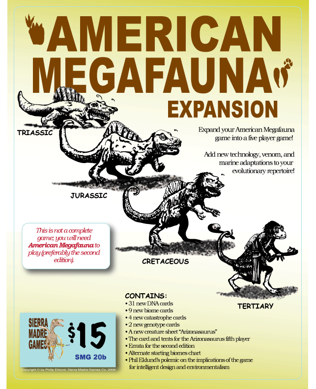 Fair Play Games American Megafauna Expansion (Ziplock) Discounted