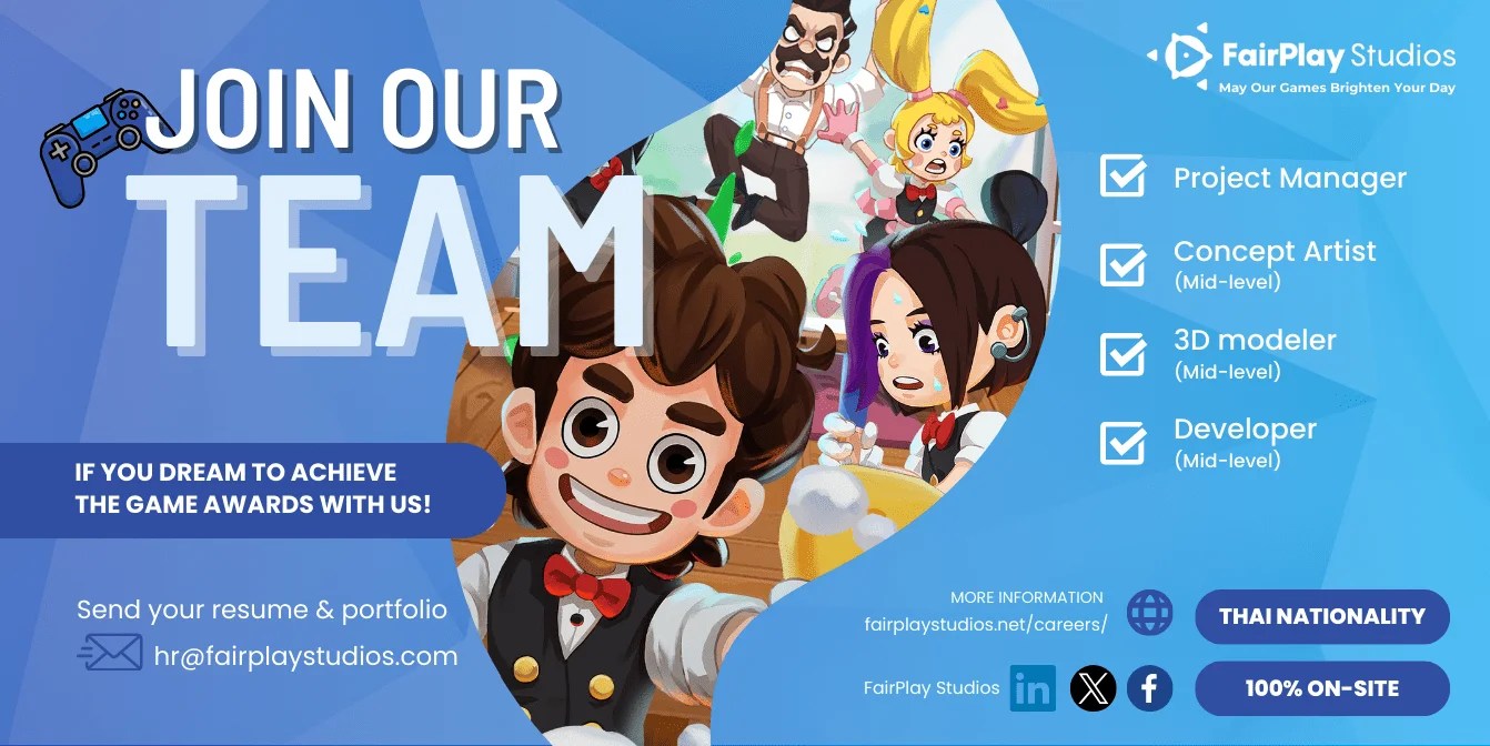 Careers FairPlay Studios