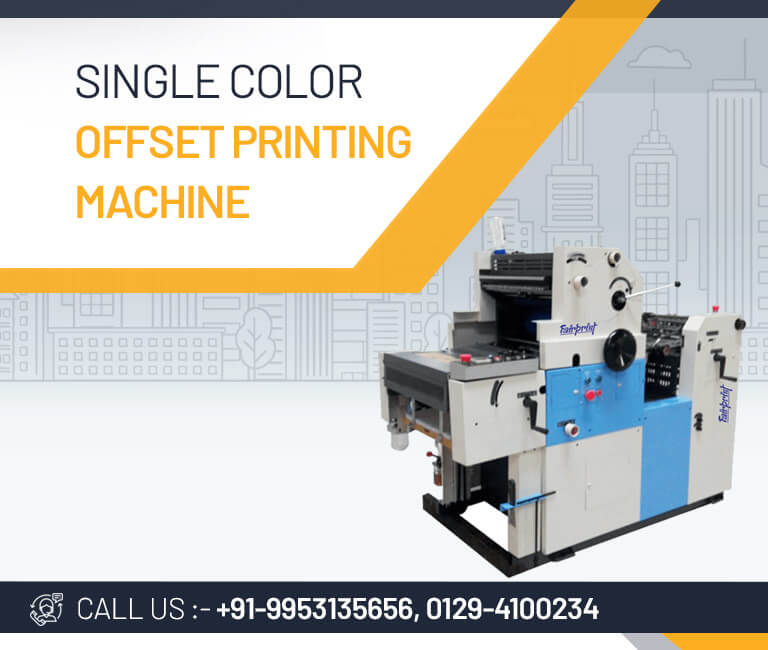 Single Color Offset Printing Machine Price In India