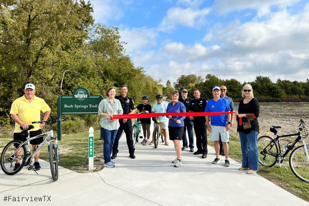 Fairview, Texas Opens New Park Trail With A Ribbon Cutting Fairview