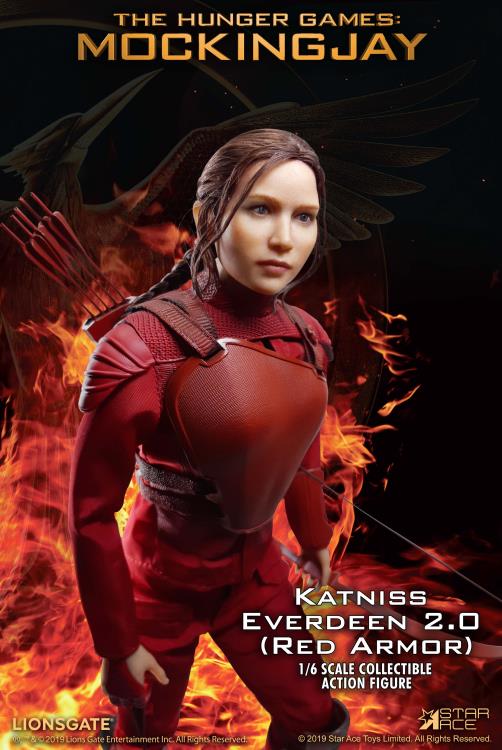 The Hunger Games Mockingjay Katniss Everdeen (Red Armor) 1/6 Scale
