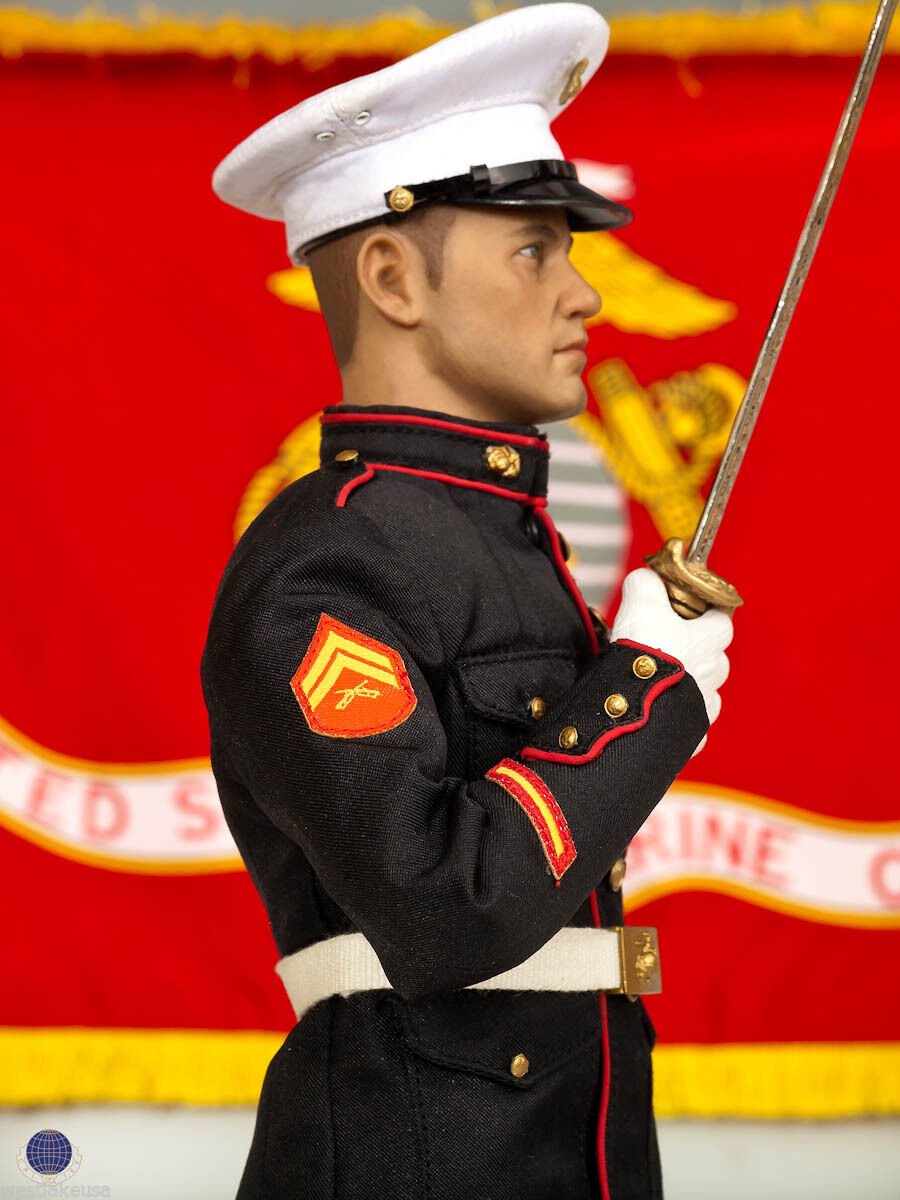 US Dress Blue Marine Without Riffle Version 1/6th Scale Action Figure