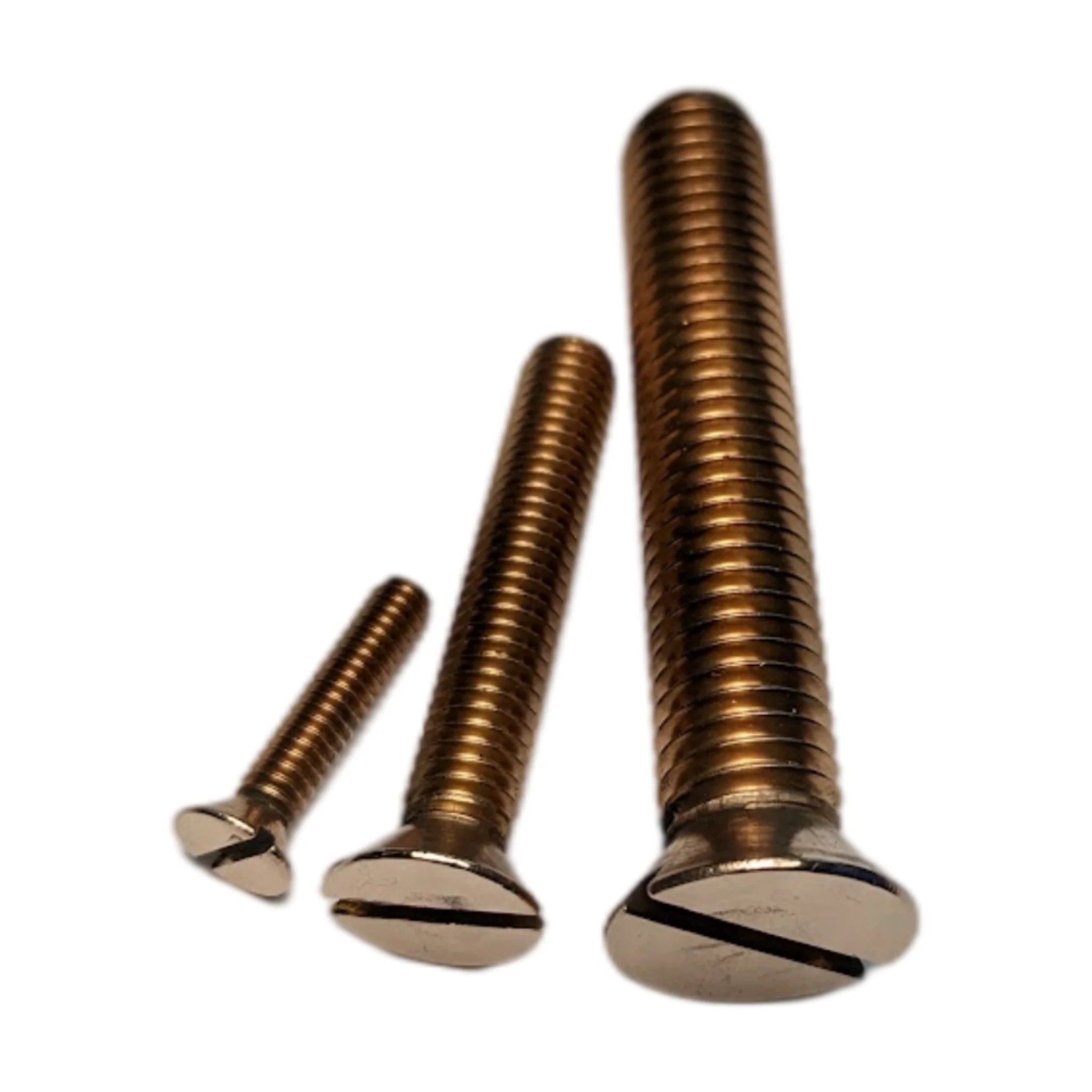 Flat Head Silicon Bronze Machine Screws / Bolts Fair Wind Fasteners