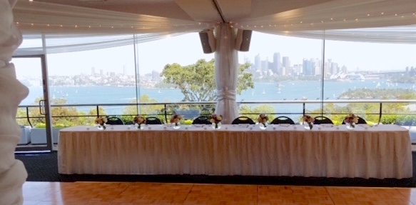 Taronga Zoo bridal table