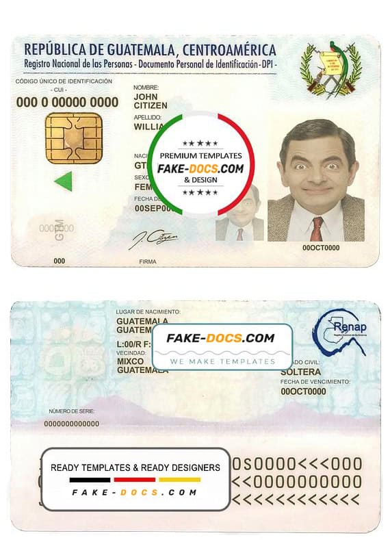 Guatemala ID Card
