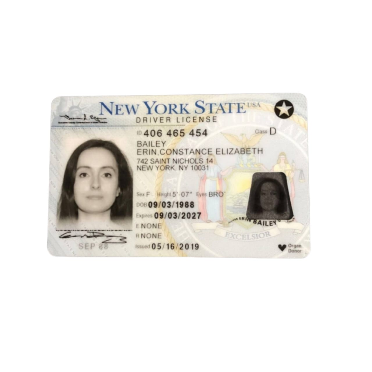 New York Fake Driver License fakeidvendor.cc NY Real ID1