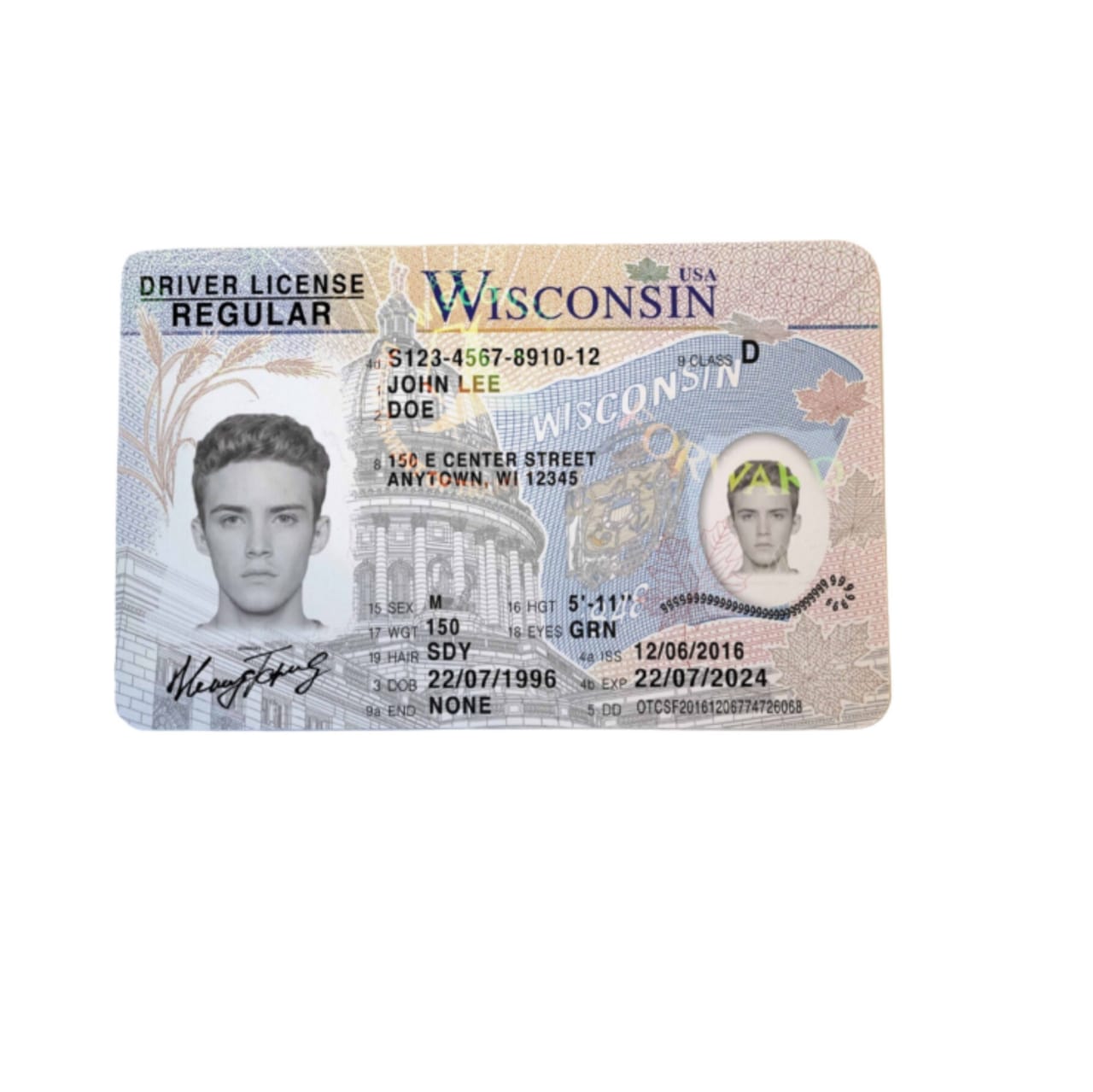 Wisconsin Fake Driver License Flawless Wisconsin Fake id 1