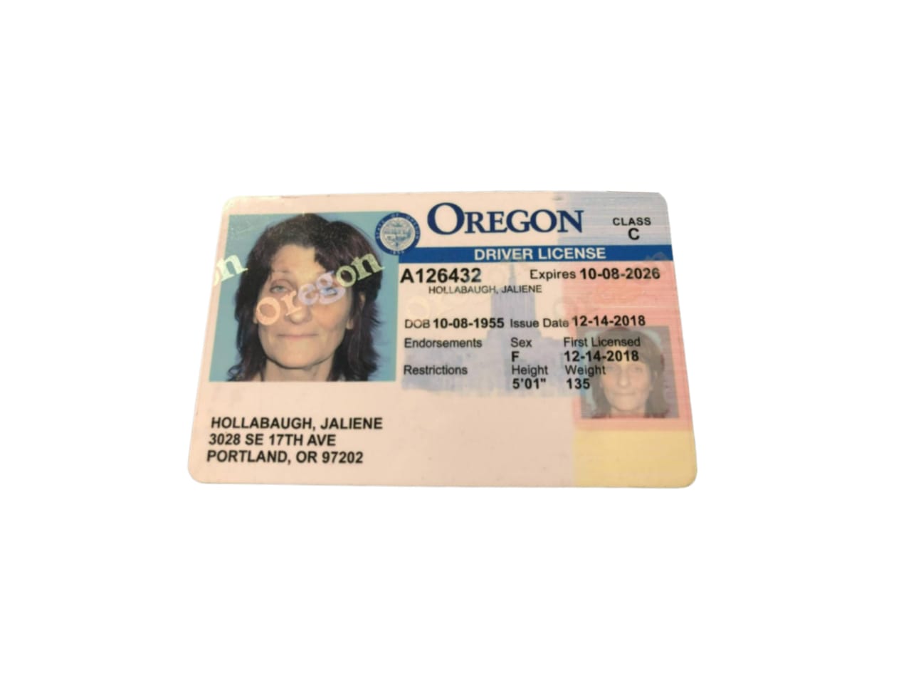 Oregon Fake Driver License www.fakeidvendor.cc