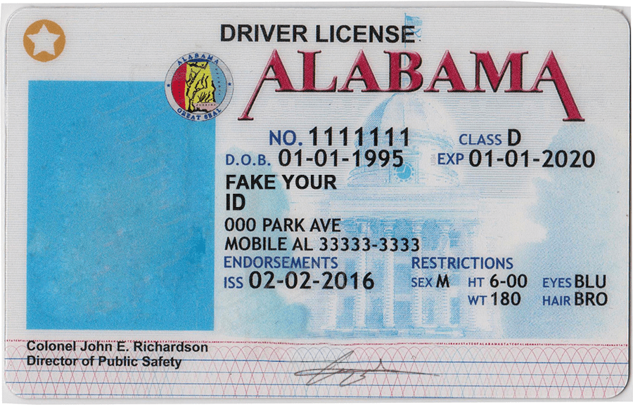 Free alabama drivers license template software plmgadget