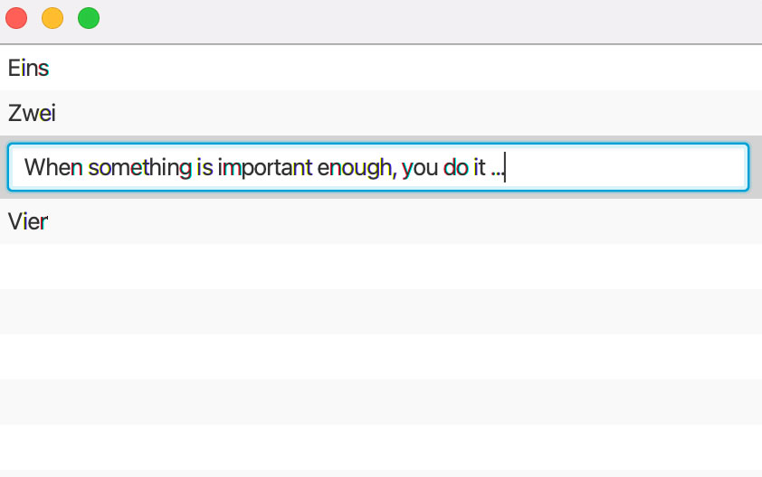 JavaFX ListView Tutorial
