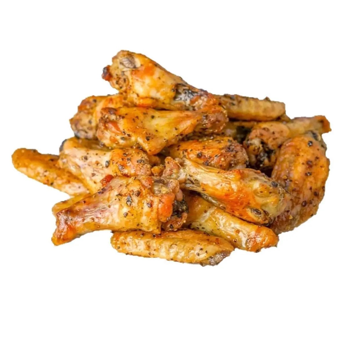Unbreaded Salt & Pepper Chicken Wings Frozen (4kg) Falcon Essentials