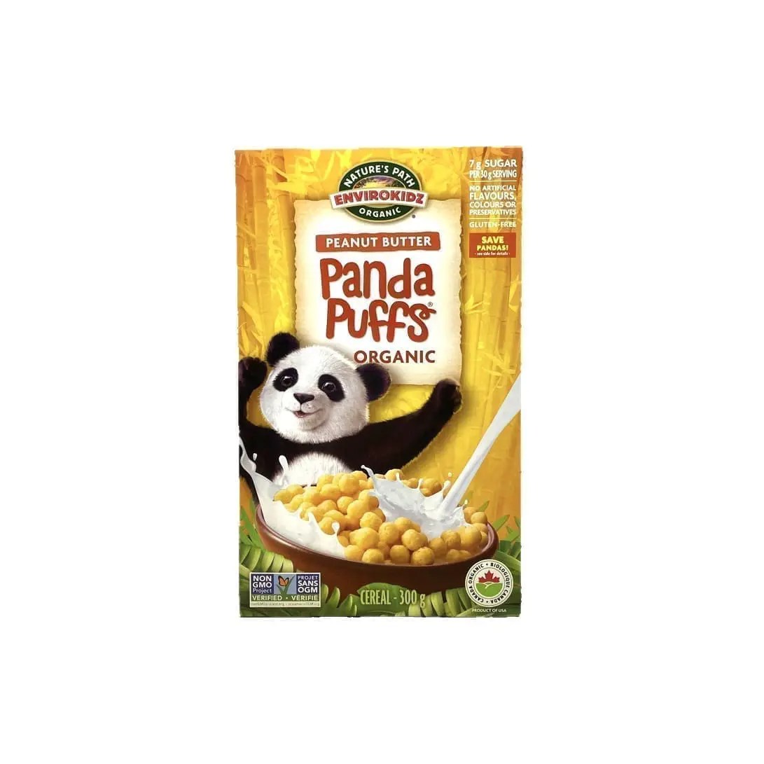 Nature’s Path Organic Panda Puffs Cereal Peanut Butter (300g) Falcon Essentials