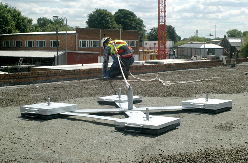 Portable Fall Protection Anchors Temporary Roof Anchors Flexible