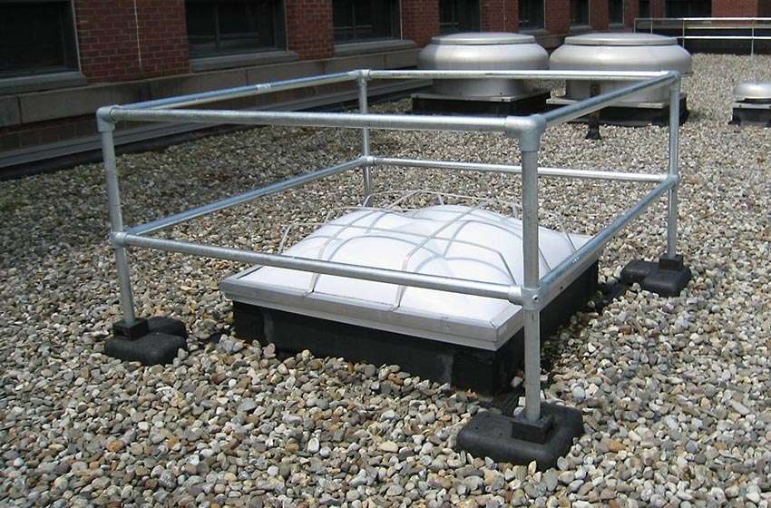 Guardrails For Skylight Fall Protection Flexible