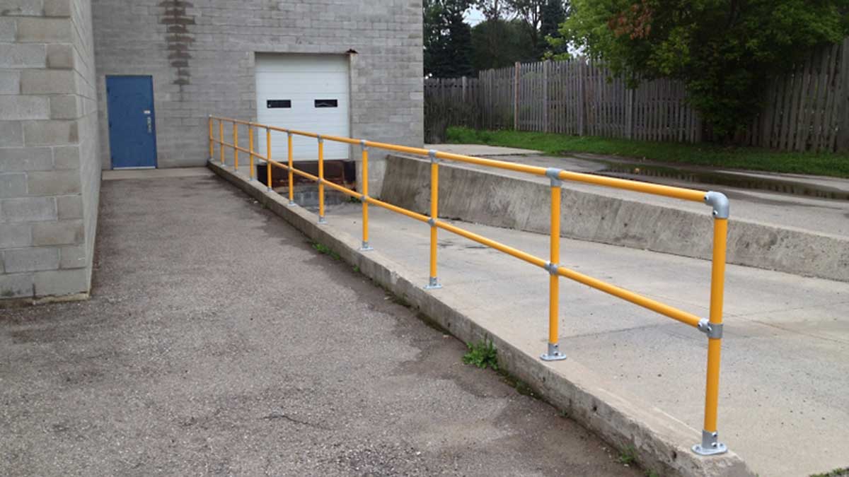 Preassembled Safety Railing Kit Flexible Lifeline Systems