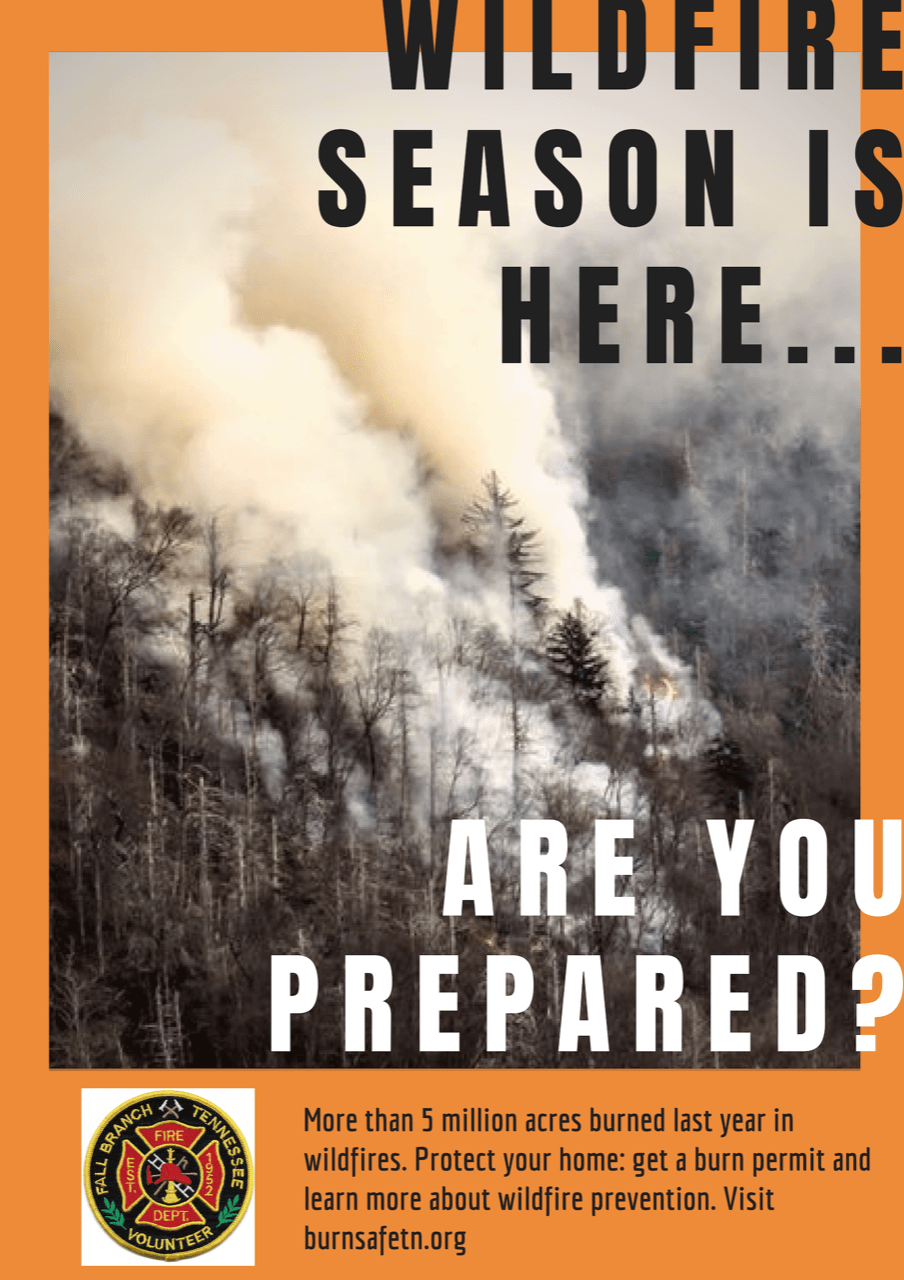 Burn Permits Fall Branch VFD (Washington County, TN)