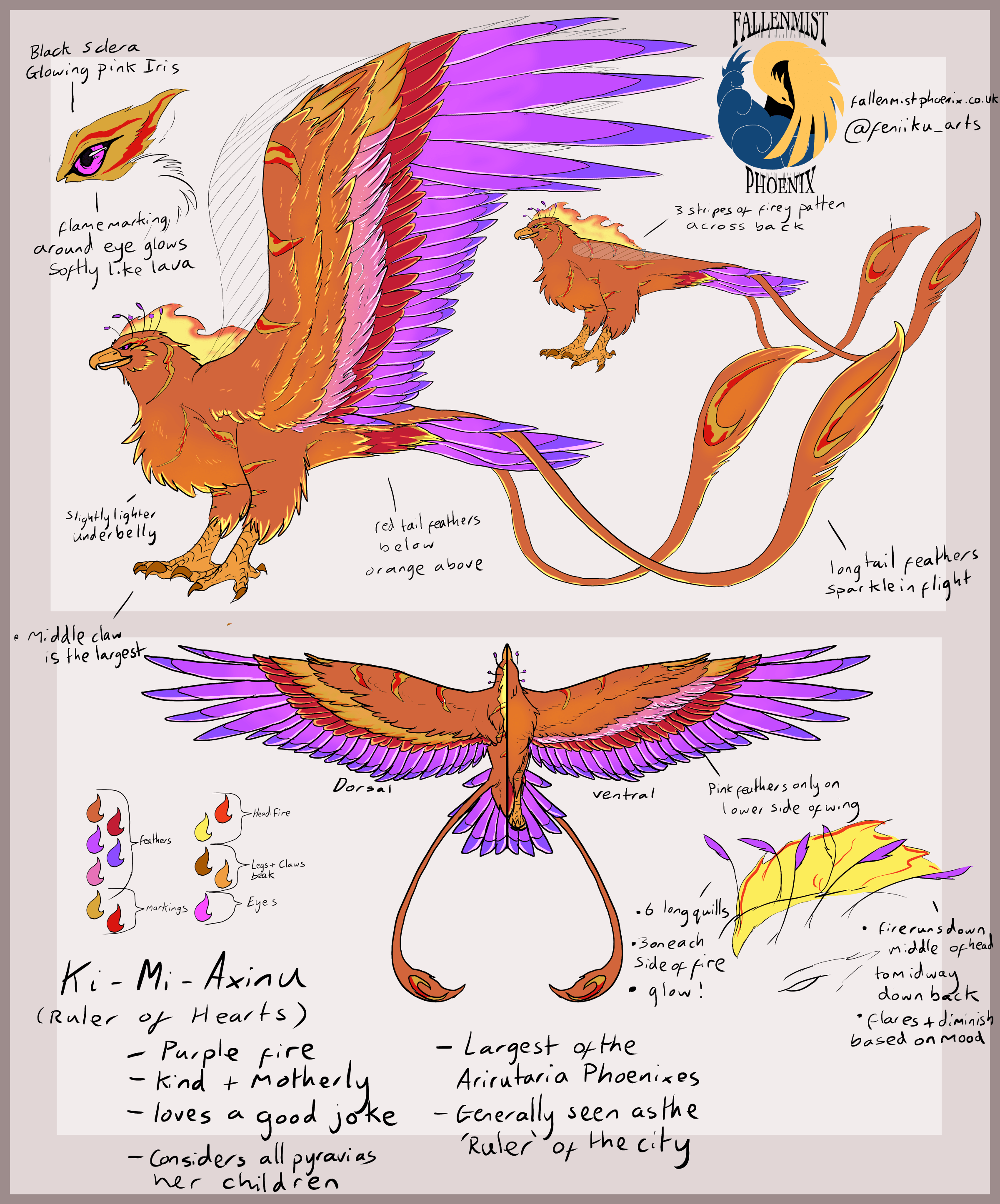 Reference Sheets Fallenmist Phoenix