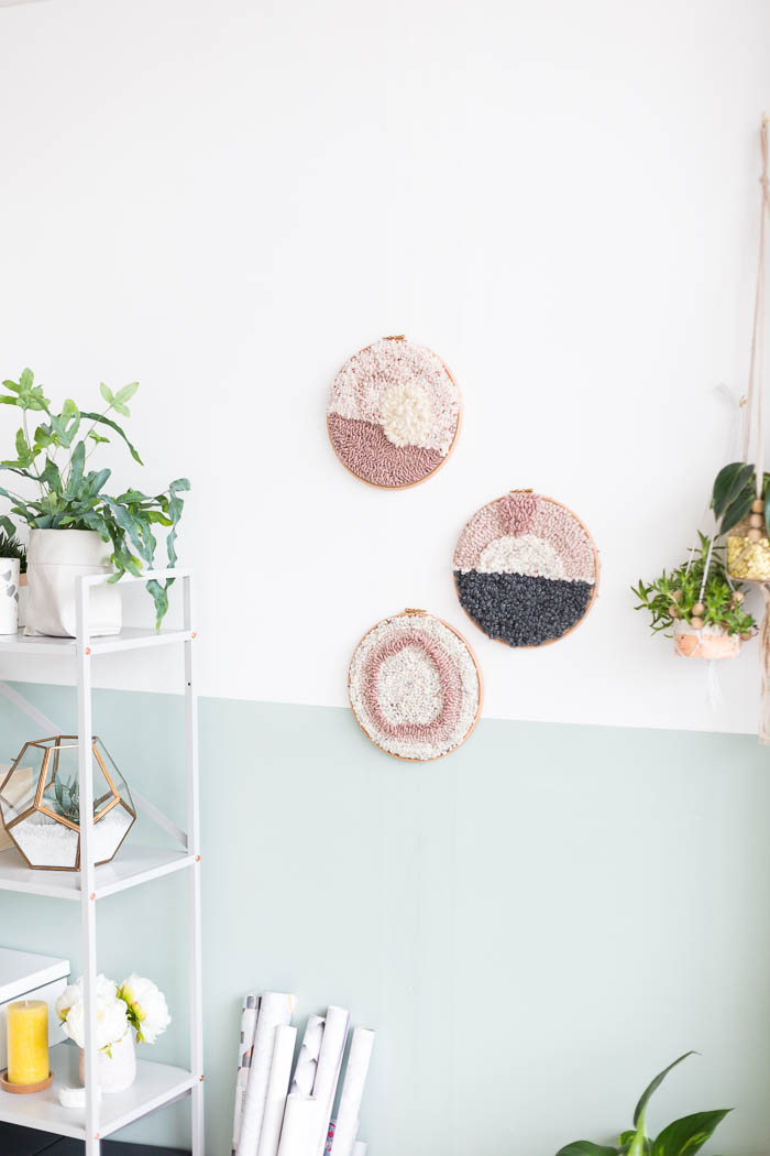 DIY Punch Rug Artwork for Beginners Tutorial Fall For DIY