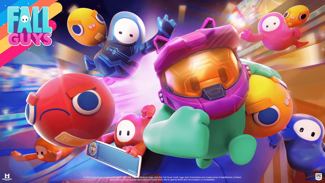 Fall Guys Spartan Showdown Announcement Store History and Cosmetics