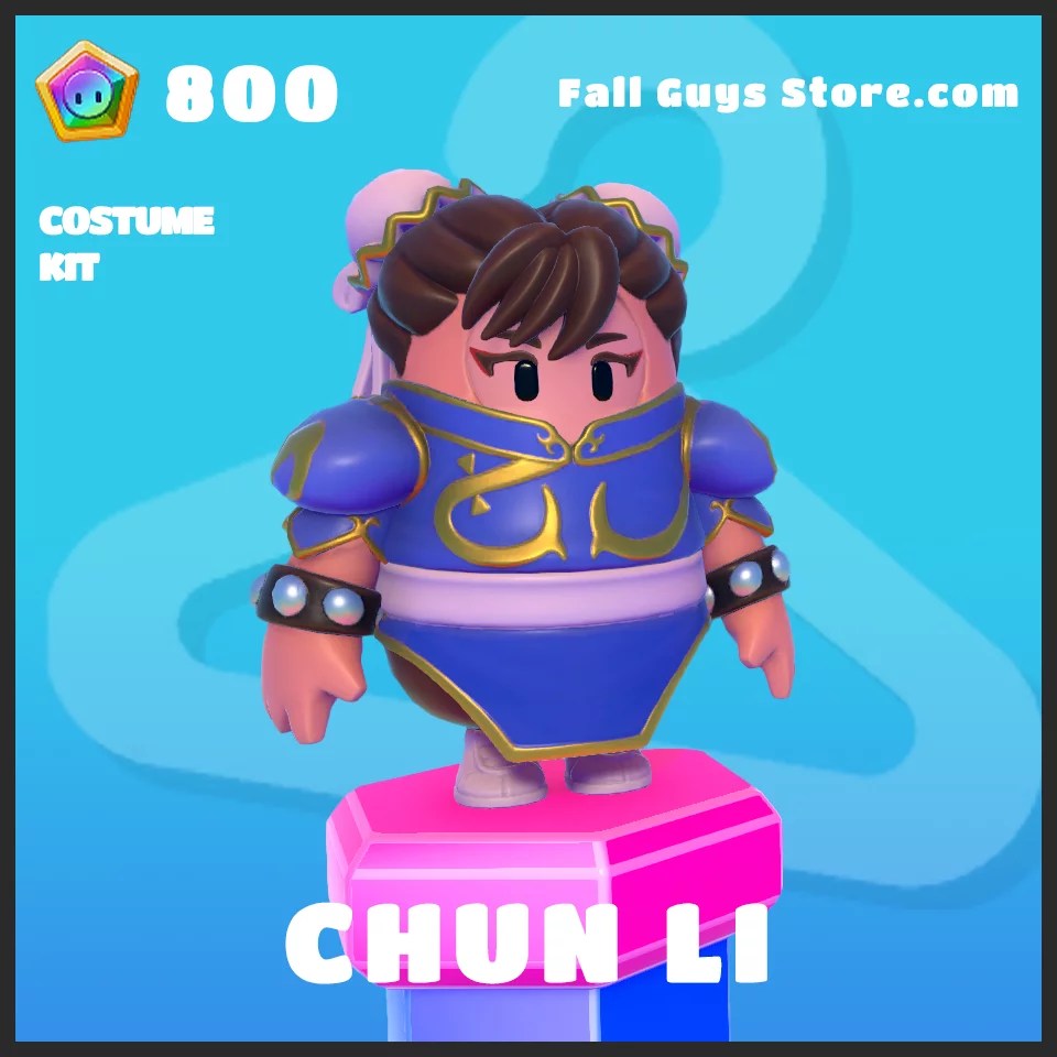 Chun Li Costume Kit in Fall Guys