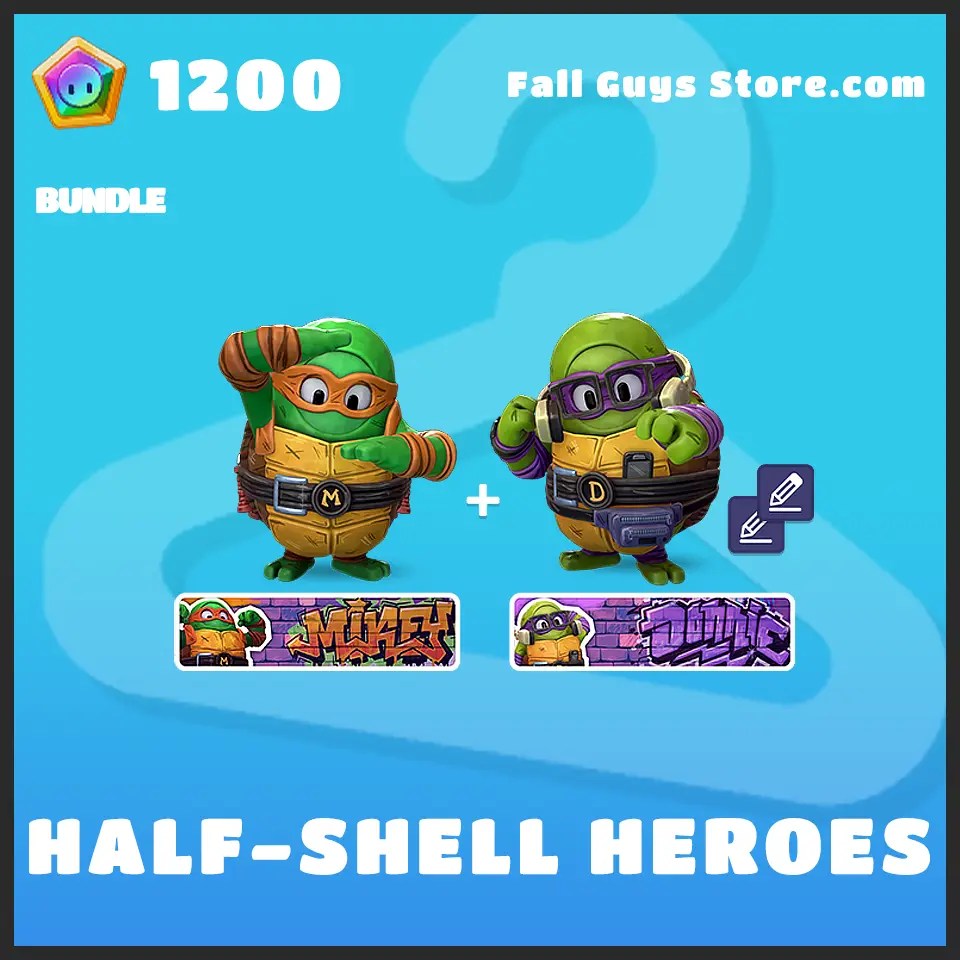 HalfShell Heroes TMNT Bundle in Fall Guys
