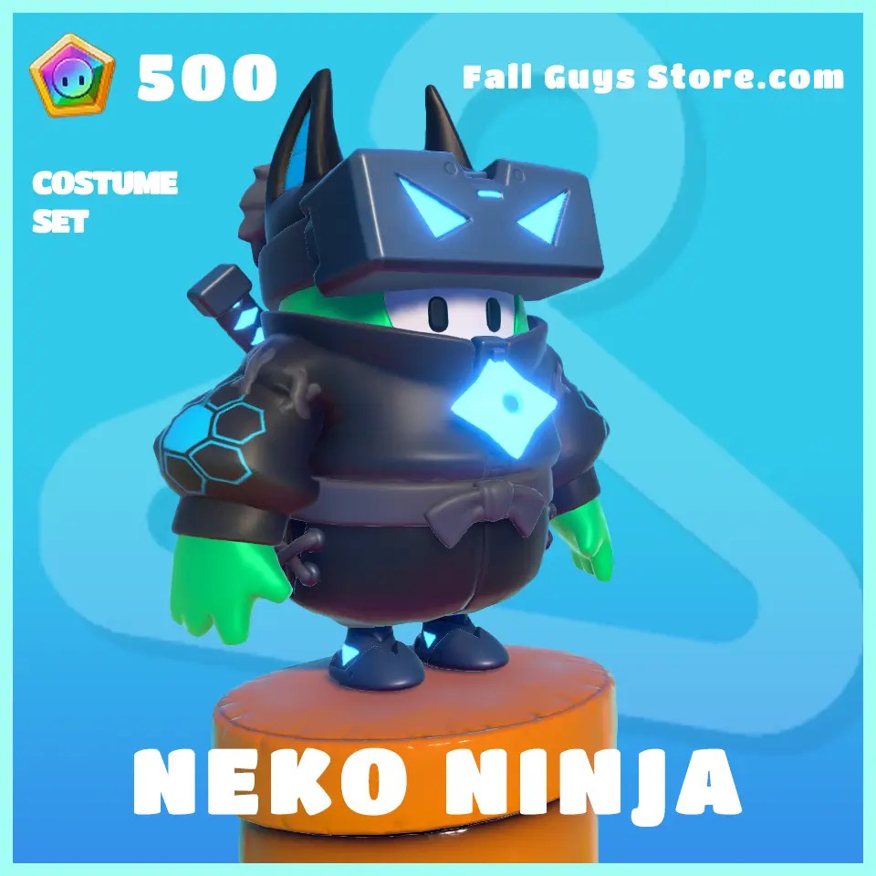 Neko Ninja Costume Skin in Fall Guys