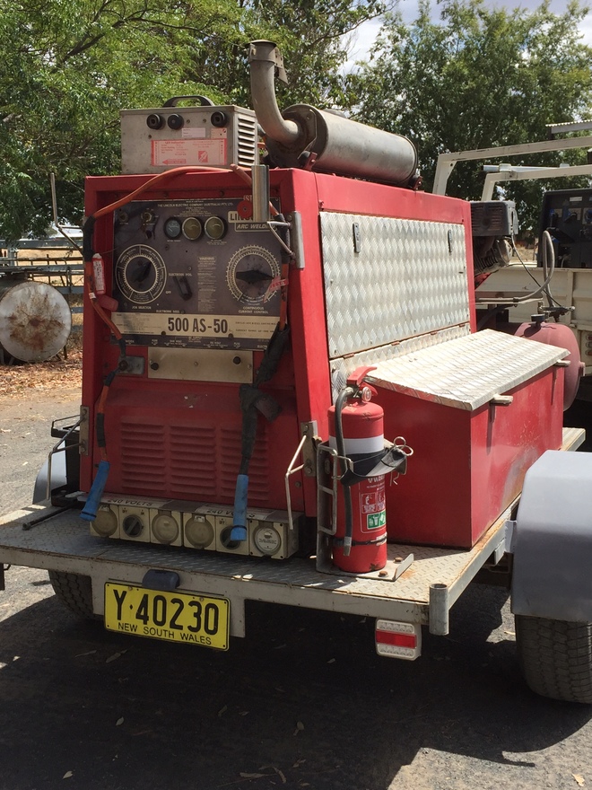 Lincoln Diesel Generator Welder Farm Tender