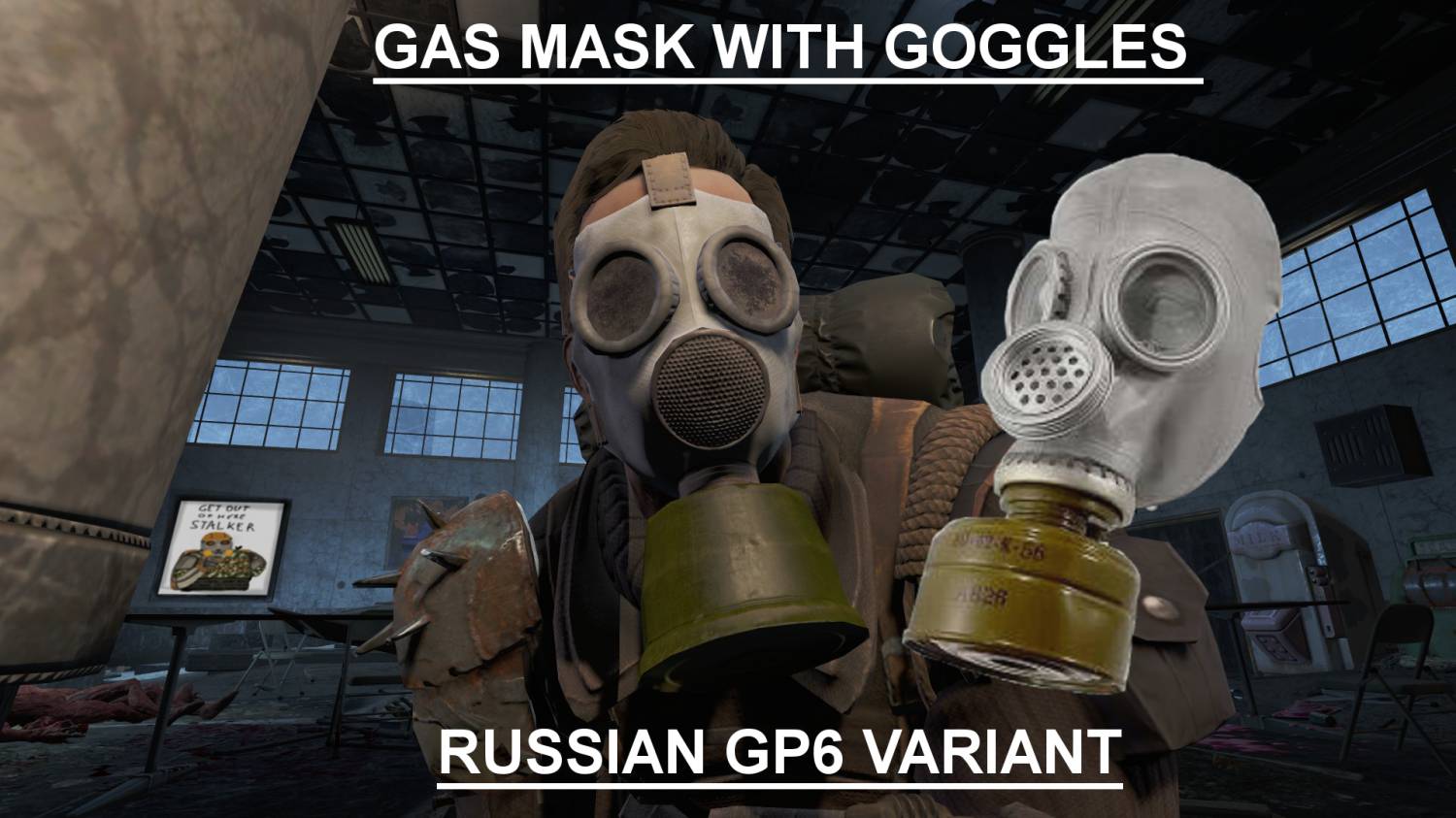 Russian GP6 Gas Mask Retexture / Русский противогаз ГП6 Одежда