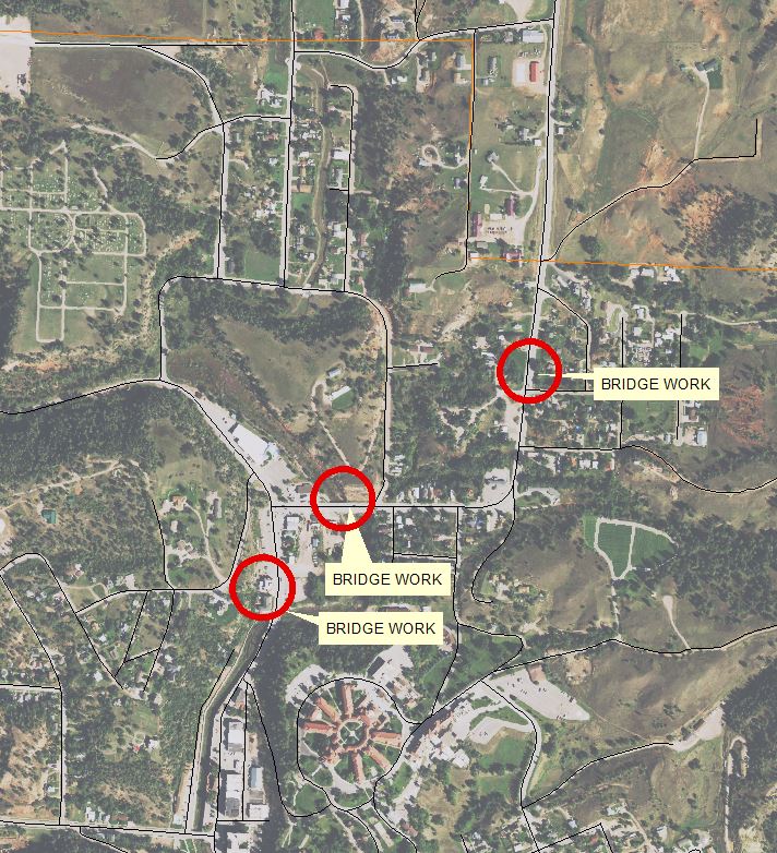 Road Construction Fall River County, South Dakota