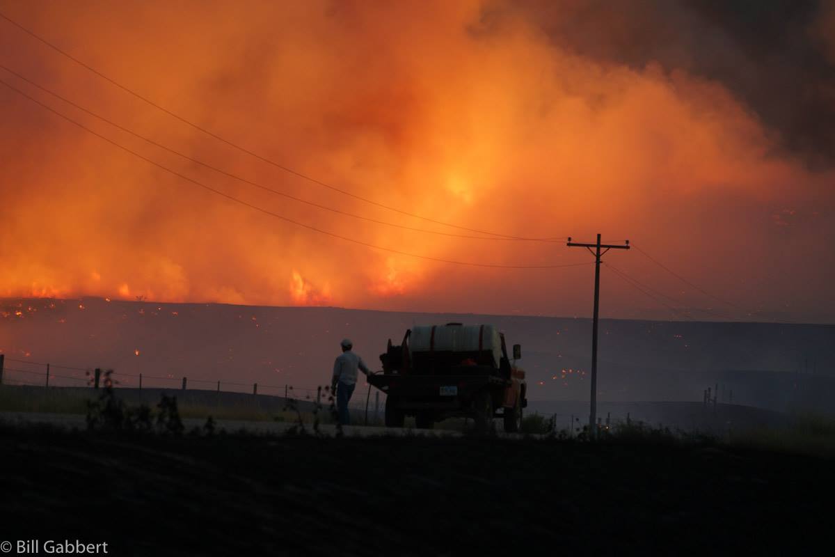 Indian Canyon Fire PreEvacuation Notice Fall River County, South