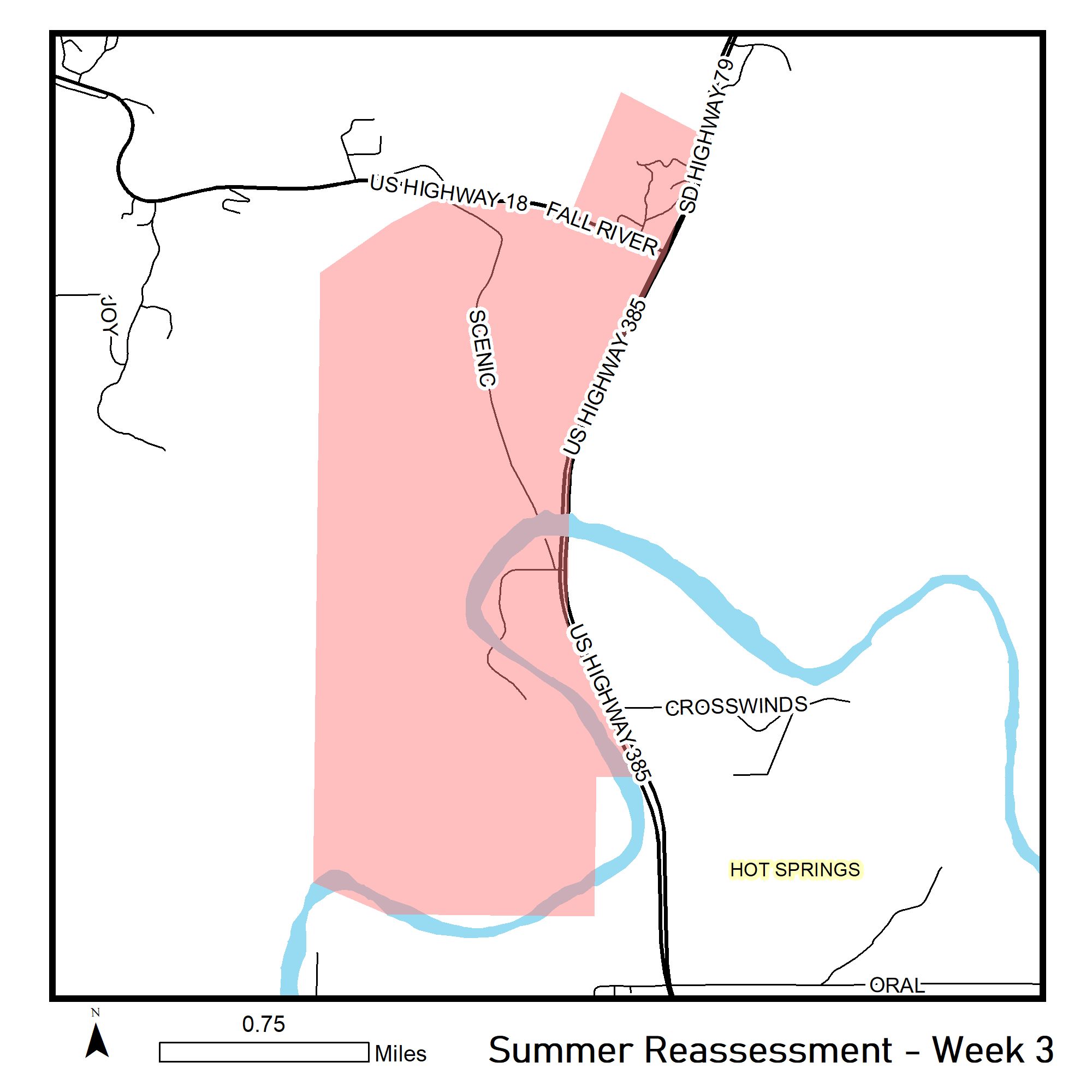 Summer Reassessment Week 3 (updated) Fall River County, South Dakota