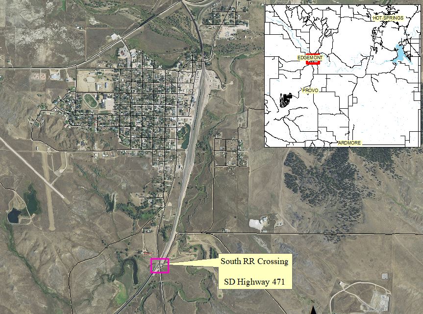 RR Crossing Closed Edgemont Fall River County, South Dakota