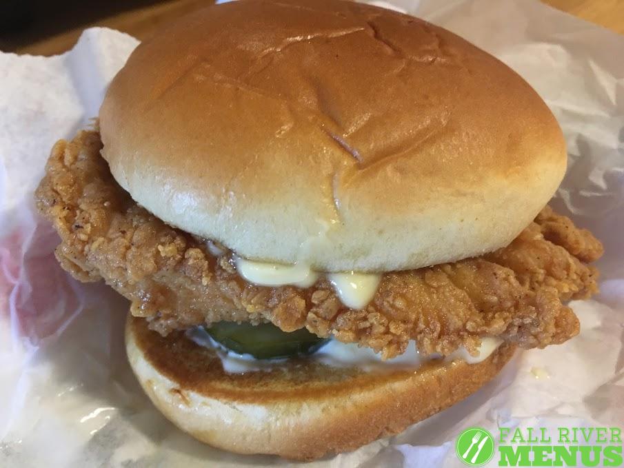 KFC Chicken Sandwich Fall River Menus