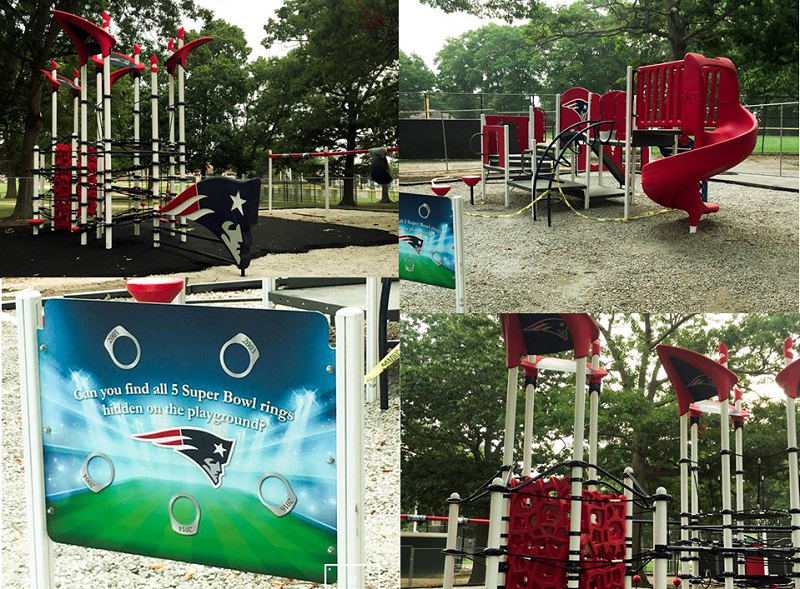 New England Patriots playground in Fall River ready for ribbon cutting