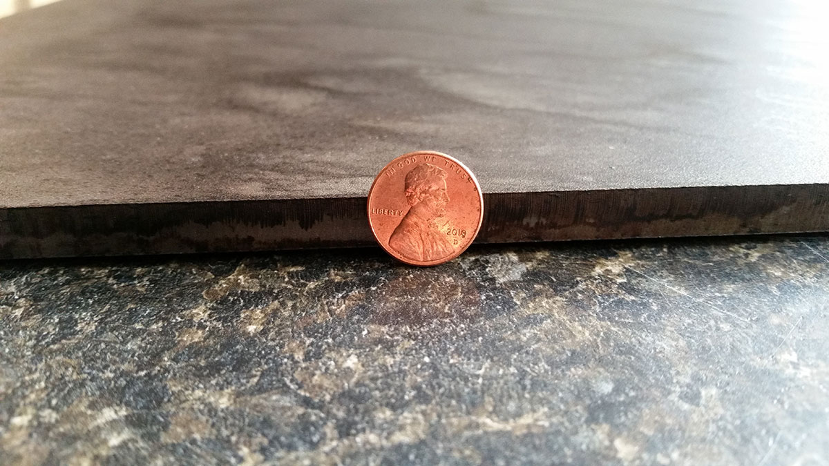 The Shogun™ 15″ x 15″ x 3/8″ DoughJoe® Pizza Steel Baking Sheet