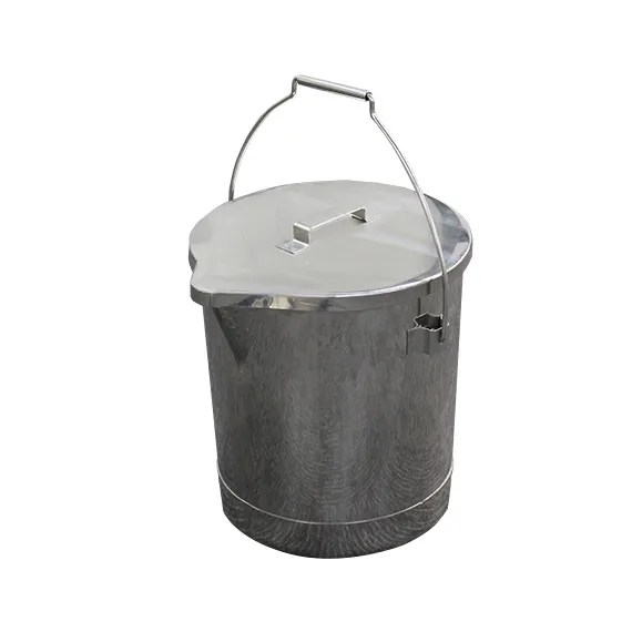 Stainless Steel Straight Sided Buckets With Lids for Sale Fallsdell