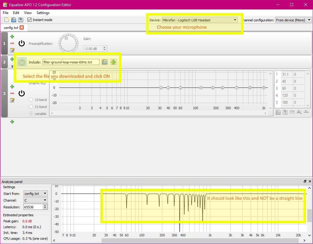 HowTo Handle Headset Microphone Buzzing Noise (Ground Loop) the