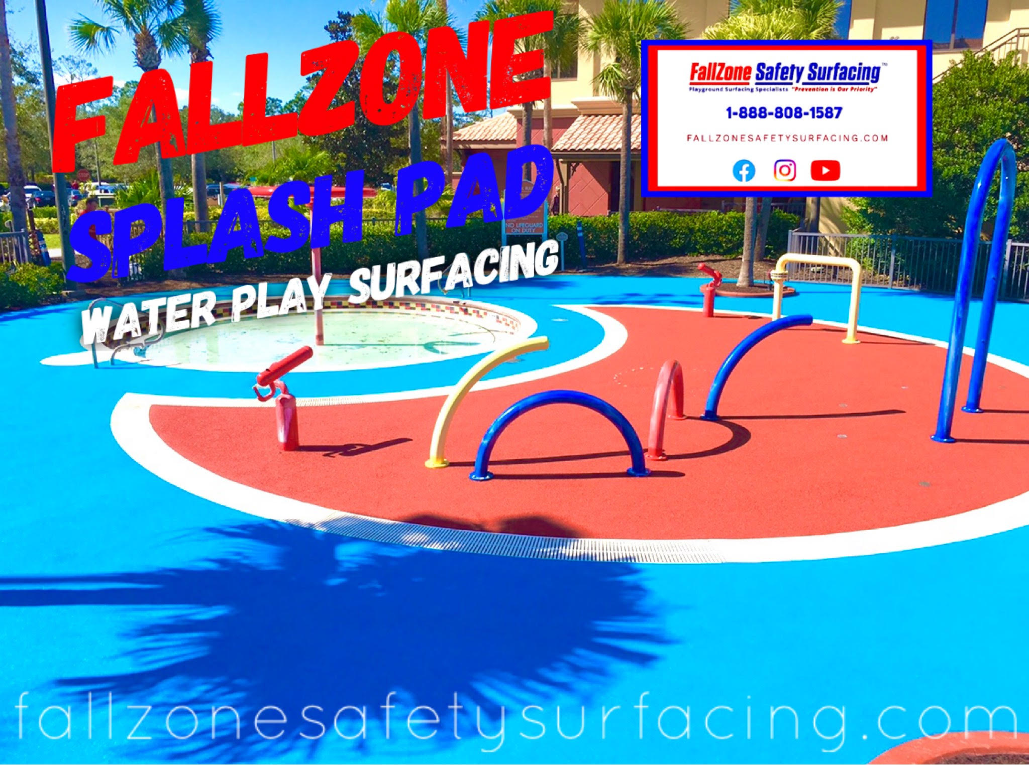FallZone Splash Pads Fallzone Safety Surfacing