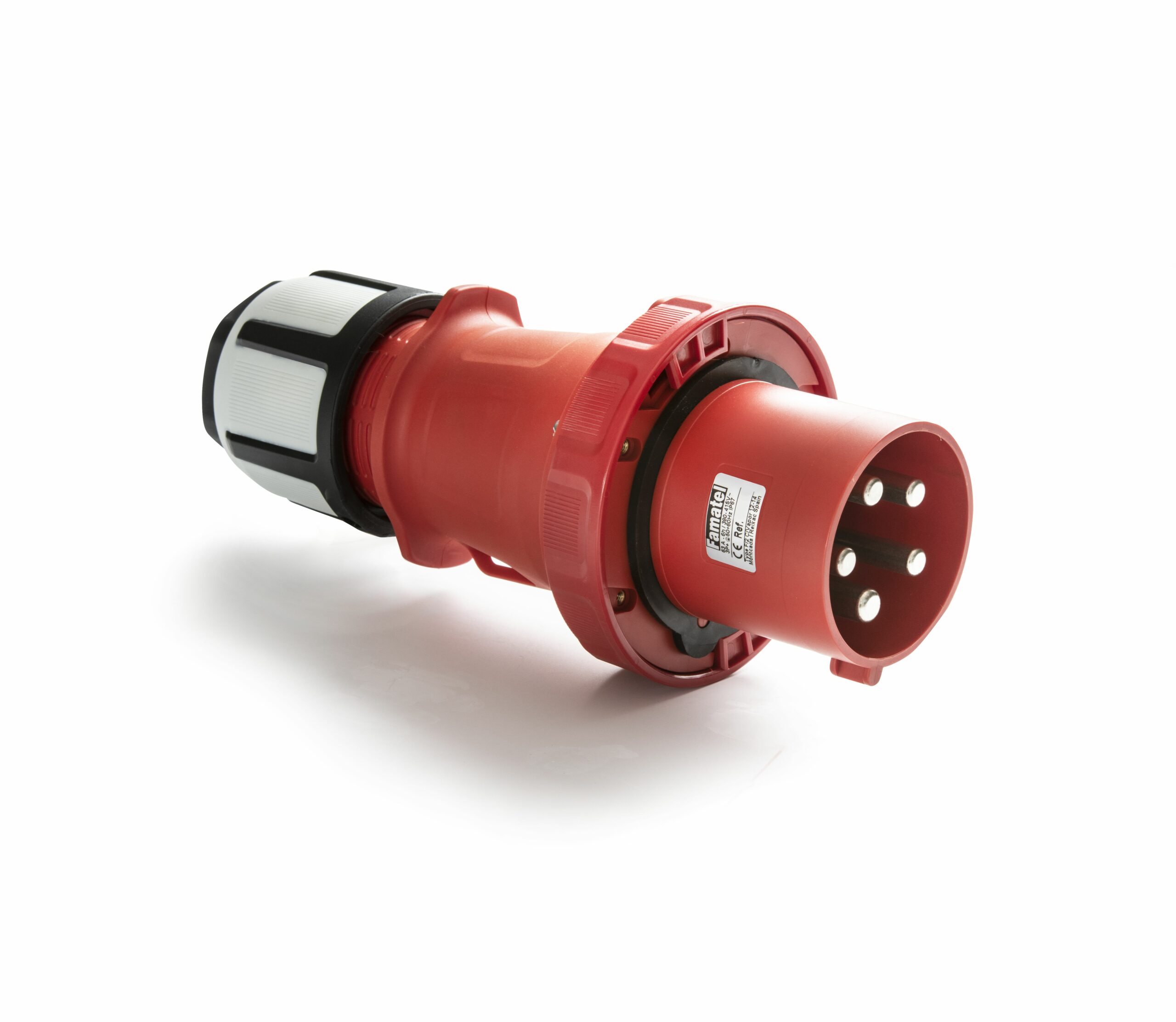 IP67 Mobile plug, 125A 3P+T 400V Famatel USA
