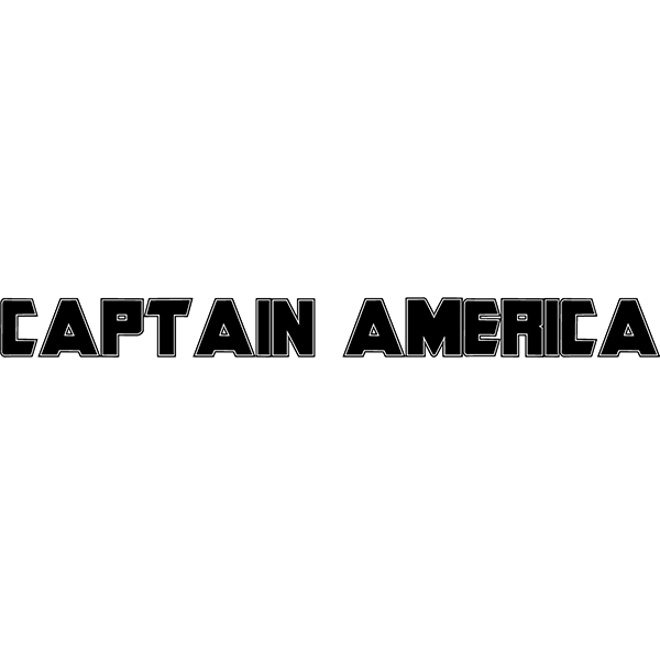 Captain America font download Famous Fonts