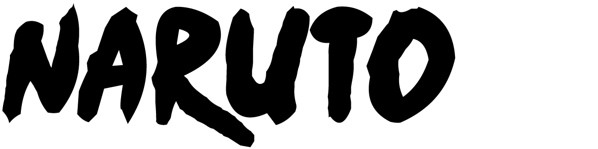 Naruto font download Famous Fonts